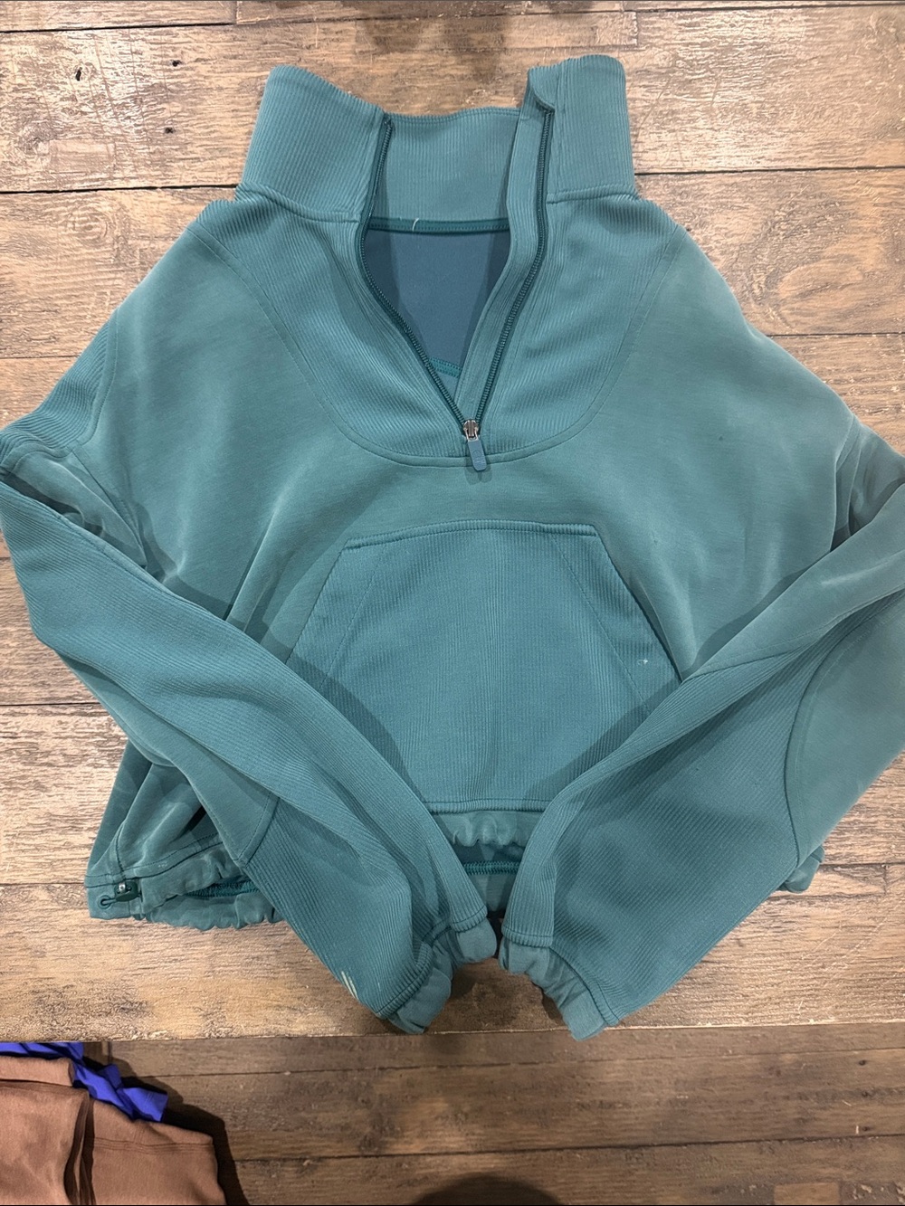 Lululemon Women’s Quarter-Zip Pullover Sweatshirt - Teal
